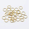 925 Sterling Silver Open Jump Rings STER-F036-02G-0.6x6mm-1