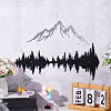 Iron Mountain & Forest Wall Stickers DIY-WH0002-36-3
