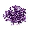 Electroplate Cylinder Seed Beads SEED-R041-05-3