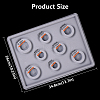 8 Sizes Plastic Rectangle Bracelet Design Board TOOL-D052-02-4
