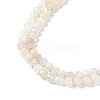 Natural White Moonstone Beads Strands G-G139-A14-03-4