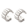 Brass Cuff Earrings for Women EJEW-B057-03P-1