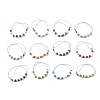 12Pcs Glas Seed Locking Stitch Markers HJEW-CA00014-1