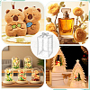Folding Heart Print Transparent PVC Gift Packing Boxes CON-WH0085-192C-02-5