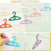   50Pcs 10 Colors Mini Acrylic Earring Hanger EDIS-PH0001-87C-4