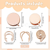 16Pcs 4 Styles 304 Stainless Steel Cuff Earrings EJEW-HS0001-37-2
