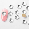 Flat Back Glass Rhinestone Cabochons MRMJ-T009-049K-1