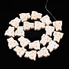 Dyed Synthetic Howlite Beads Strands TURQ-T004-12-2