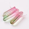 Natural Quartz Crystal Pointed Pendants G-K188-05C-1