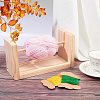 Wooden Weaving Loom Roller Frames DIY-WH0183-23-4