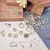 DIY Heart Earring Making Kit DIY-TA0005-40-5