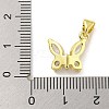 Rack Plating Brass Pave Cubic Zirconia Charms KK-G513-19G-3