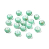 Opaque Spray Painted Glass Beads GLAA-G118-01I-1