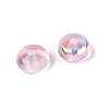 Baking Paint Electroplate Transparent Glass Beads EGLA-Q141-01A-A06-2
