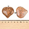 Natural Cherry Blossom Agate Pendants GG-K002-04M-3