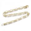 Brass Cable Chains Necklace Making MAK-S072-16A-MG-3