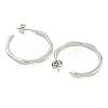 Non-Tarnish 304 Stainless Steel Stud Earrings for Women EJEW-S227-46P-2