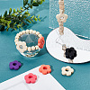  20Pcs 5 Colors Food Grade Eco-Friendly Silicone Beads SIL-NB0001-14B-5