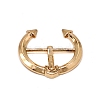 Zinc Alloy Half Hoop Arrow Clasps PW-WG4C536-01-1