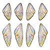 Transparent Resin Wing Pendants Set RESI-TAC0021-01A-8