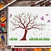 PET Hollow out Drawing Painting Stencils Sets for Kids Teen Boys Girls DIY-WH0172-454-6