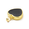 Real 18K Gold Plated Eco-friendly Rack Plating Brass Enamel Pendants KK-F843-06G-06-3