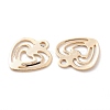 Brass Charms KK-Y003-16G-3