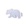 Bear with Plant DIY Food Grade Silicone Pendant Molds WG18168-02-1
