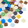 80Pcs 2-Hole Porcelain Buttons PORC-PJ0001-02C-2