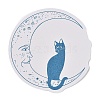 20Pcs 10 Styles Cat Shape Paper Waterproof Stickers STIC-P015-D05-3