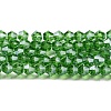 Transparent Electroplate Glass Beads Strands LS-EGLA-A039-T2mm-A03-1