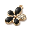 Flower Alloy Enamel Pendants ENAM-A007-02KCG-02-2