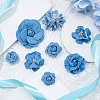 10Pcs 7 Styles Denim Flower for Clothes Garment Accessories Decorative DIY-HS0001-82A-4