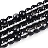 Baking Paint Transparent Glass Beads Strands DGLA-N011-10mm-10-1