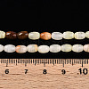 Natural Green Banded Calcite(Afghan Jade) Beads Strands G-N346-02A-12-6