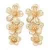 Alloy Stud Earrings EJEW-M092-01G-4