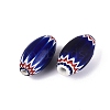Handmade Millefiori Glass Barrel Beads LA-N002-28B-2