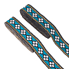 Ethnic Style Embroidery Polyester Ribbons OCOR-WH0070-10A-05-1