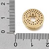 Brass Micro Pave Clear Cubic Zirconia Connector Charms CU-CBAA556-04E-3