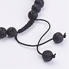 Natural Gemstone Braided Bracelets BJEW-JB02948-3