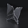 Transparent Acrylic Earring Display Stands EDIS-WH0016-042-1