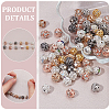96Pcs 12 Colors Brass Rhinestone Beads KK-PH0011-02-4
