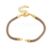 Nylon Cords Bracelet Makings Fit for Connector Charms AJEW-P116-02G-30-1