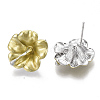 Spray Painted Alloy Stud Earring Findings PALLOY-N152-02P-2