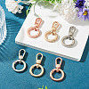 6Pcs 3 Colors Alloy Swivel Clasps FIND-TADJ0001-15-4