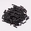 Glass Bugle Beads SEED-E001-12mm-49#-2