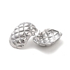 Non-Tarnish Rectangle 304 Stainless Steel Stud Earrings for Women EJEW-L272-006P-2