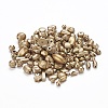 Plated Acrylic Beads MACR-YW0001-29G-1
