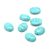 Dyed Synthetic Turquoise Gemstone Cabochons G-T020-18x25mm-20-1