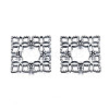 Tibetan Style Alloy  Filigree Joiners TIBE-N011-056-1